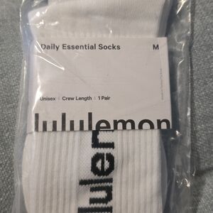 lululemon athletica White Crew Socks